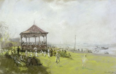 Figures near a Bandstand by Bernard Sickert